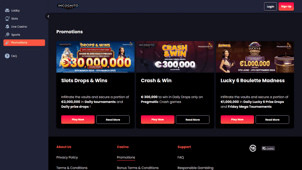 Comment obtenir le bonus de bienvenue du casino Incognito ? Comment obtenir le bonus de bienvenue du casino Incognito ?